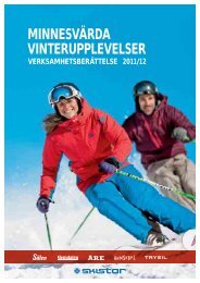 MINNESVÄRDA VINTERUPPLEVELSER - SkiStar