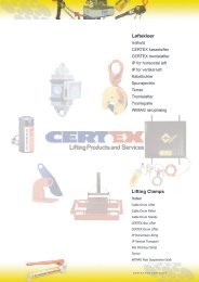 Løftekløer Lifting Clamps - CERTEX