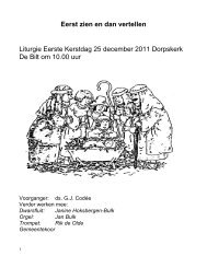 Liturgie eerste Kerstdag 2011.pdf - Dorpskerk De Bilt