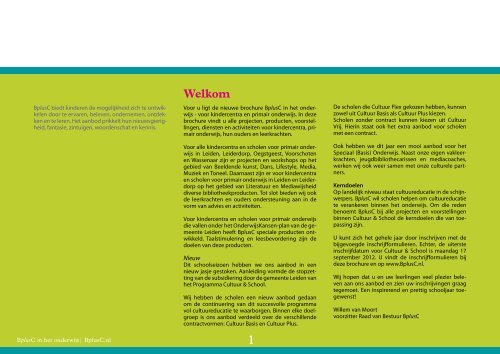 download hier de brochure 2012 - 2013 - Cultuureducatie Leiden