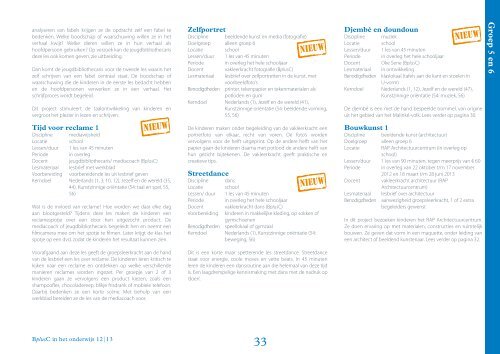 download hier de brochure 2012 - 2013 - Cultuureducatie Leiden