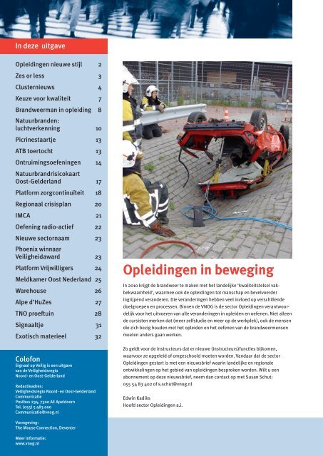 Signaal op Veilig - Brandweer