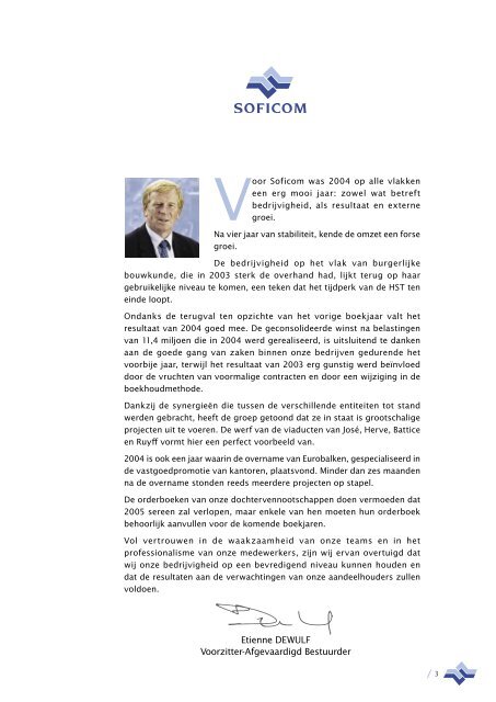 Soficom Rapport Annuel 2004 NL.indd - VSE
