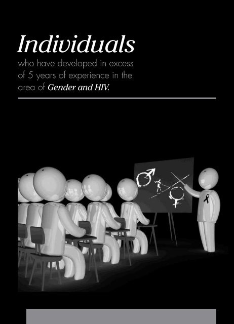 Gender Equality and HIV Resource Persons and Agencies