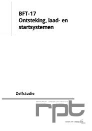 BFT-17 Ontsteking, laad- en startsystemen - Tweewieler Academy