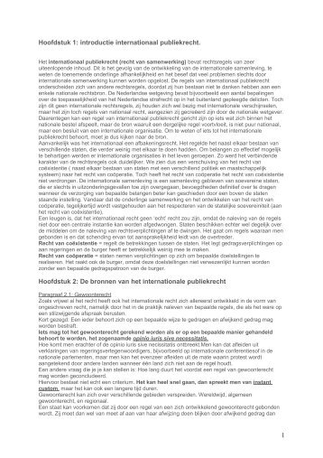 samenvatting inleiding internationaal publiekrecht 2012.pdf - Ex Tunc