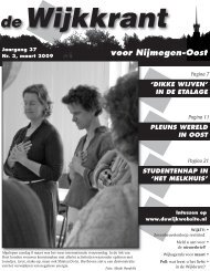 3 2009 - De Wijkwebsite voor Nijmegen-Oost