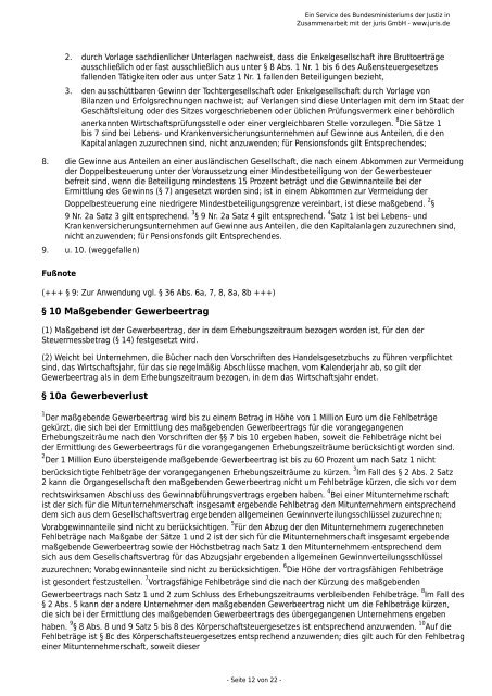 Gewerbesteuergesetz (GewStG)