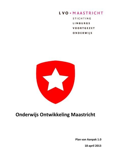 Plan van aanpak “Onderwijsontwikkeling Maastricht” (OOM)