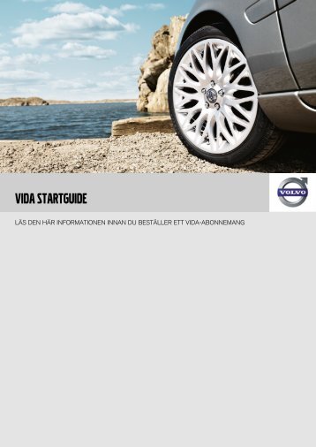 VIDA STARTGUIDE - Volvo Cars Customer Service