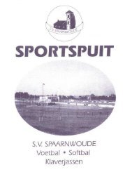 jeugdvoetbal - SV Spaarnwoude