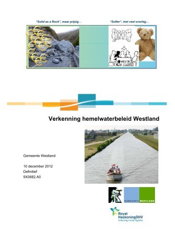 Verkenning hemelwaterbeleid Westland - Gemeente Westland