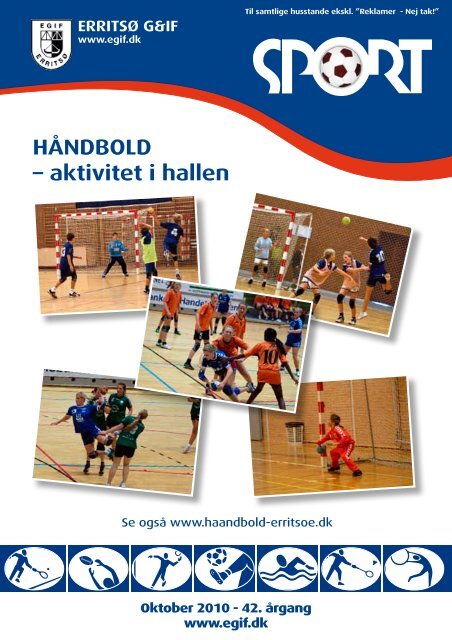 HÅNDBOLD – aktivitet i hallen - Erritsø Gymnastik- & Idrætsforening