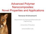 Advanced polymer nanocomposites: novel properties and applications