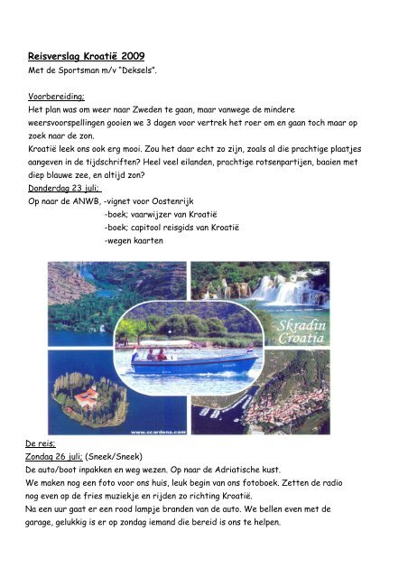 reisverslag kroatie webside verslag !!! - SK Jachtbouw B.V.