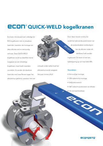 QUICK-WELD kogelkranen