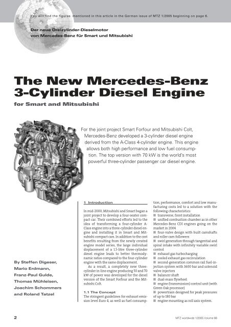 The New Mercedes-Benz 3-Cylinder Diesel Engine - coltgalant-info