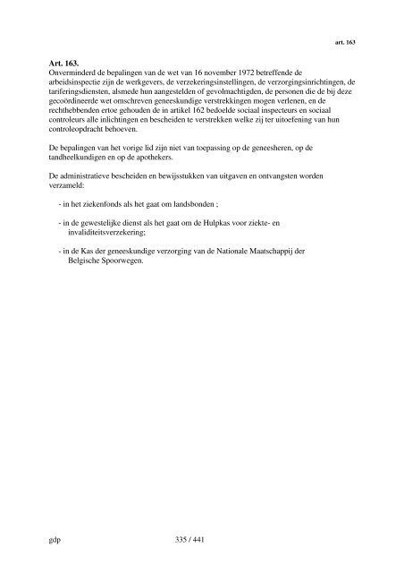 ZIV-wet van 14/07/1998 - Vlaams Artsensyndicaat