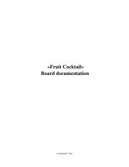 «Fruit Cocktail» Board documentation - Arcade-History