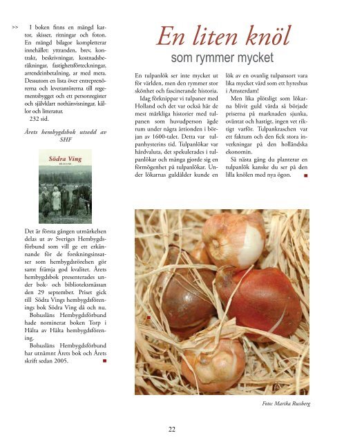 Tidskrift för Bohusläns Hembygdsförbund 2012:3