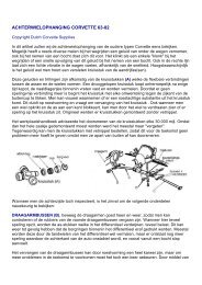 achterwielophanging corvette 63-82 - Dutch Corvette Supplies