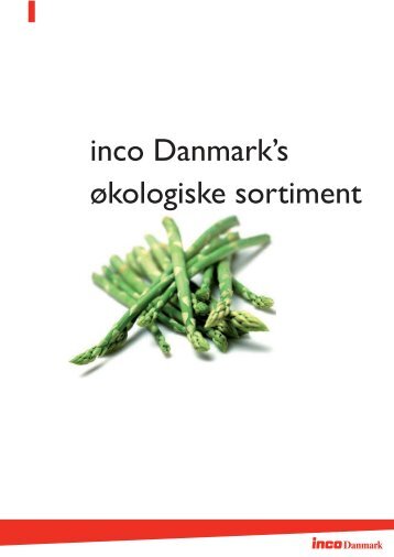inco Danmark's økologiske sortiment