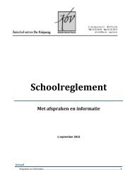 Schoolreglement - Katholiek Onderwijs Vilvoorde vzw.