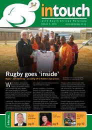 Intouch Edition 3, 2010 - SA Rugby Referees