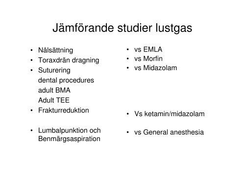 Procedursmärta hos barn