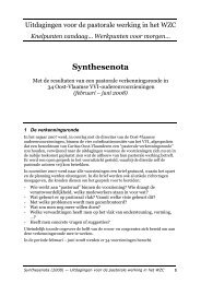 Synthesenota - Caritas