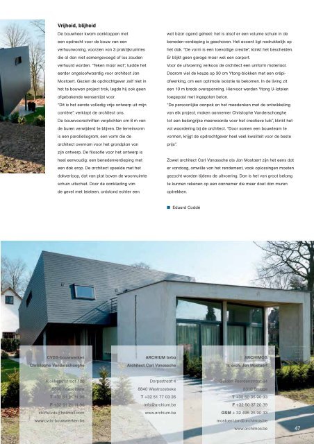 Architectuur Constructie Actua