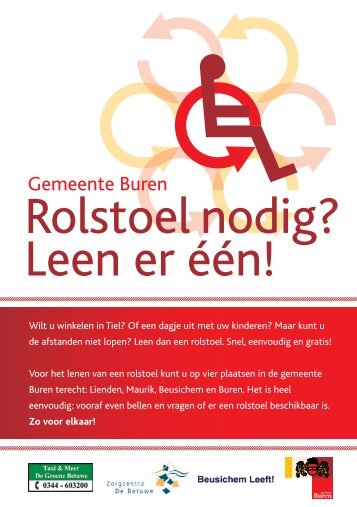 Folder uitleenpunt rolstoel.pdf - Gemeente Buren