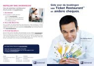 Ticket Restaurant® gids van de boekingen - Edenred