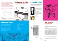 Från tråd till tröja 3 snabba frågor Om Rena Kläder Hur kan du ...