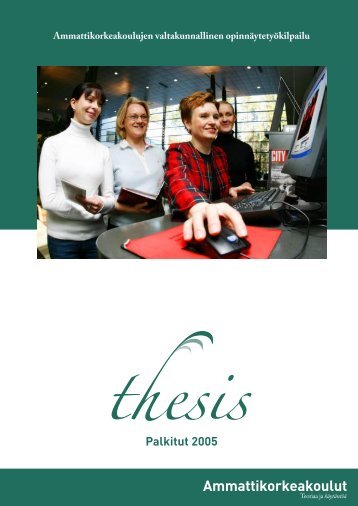 Thesis 2005 palkitut (pdf) - SAMK
