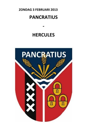 PANCRATIUS - HERCULES - Fotografie Hans van Dijk