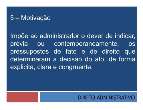 DIREITO ADMINISTRATIVO