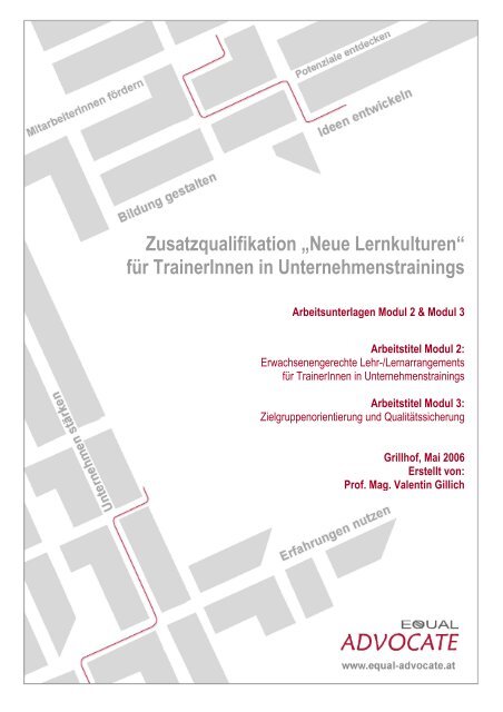 Zusatzqualifikation "Neue Lernkulturen" - Tibs.at