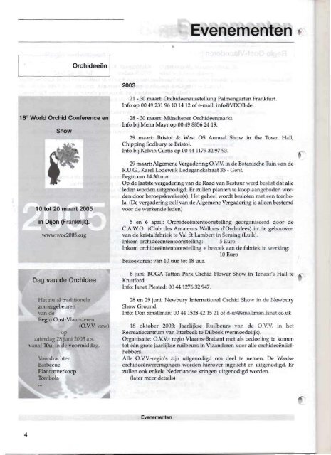 2003 - 1 - Orchideeën Vereniging Vlaanderen