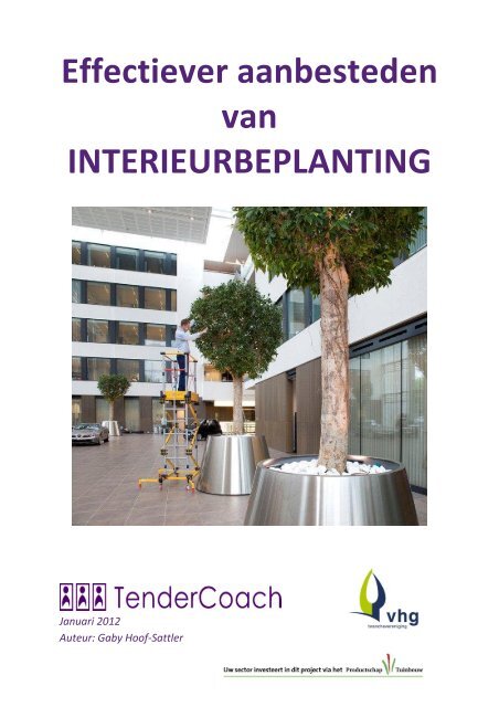 Effectiever aanbesteden van INTERIEURBEPLANTING - Vhg