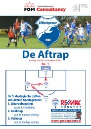 Aftrap 1 - CVWieringermeer.nl