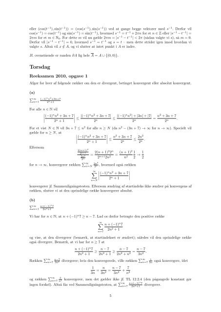 Tirsdag - Matematik - Rasmus Sylvester Bryder