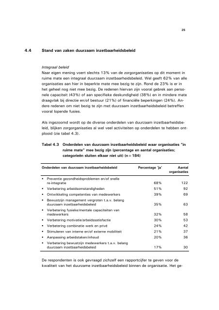 Verkennend onderzoek naar toepassing van de WAI ... - Blik op Werk