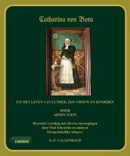 CAL AINA VON BORA - Geschriften van Maarten Luther