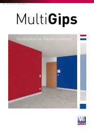 Gipsblokken en Pleistersystemen - MultiGips