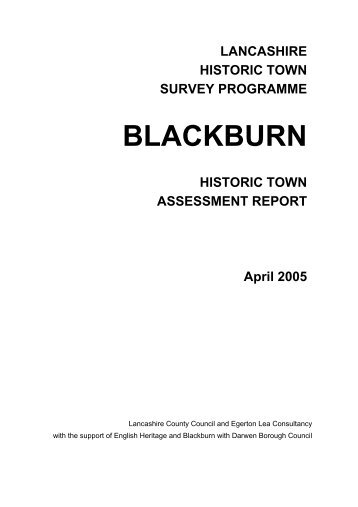 Blackburn Part One - Lancashire County Council