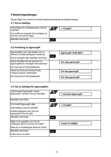 Halda M1 med C1 Förarhandbok