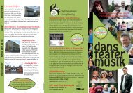 Folder för dans, teater och musik våren 2013 (pdf ... - Hallstahammar