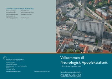 Velkommen til Neurologisk Apopleksiafsnit