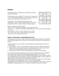 Sudoku - Pernille Pind